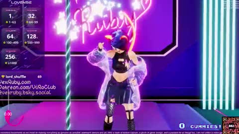 Vex Ruby online show from February 15, 1:13 am