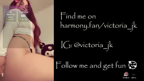 Snapshot of victoriajk chatting on September 22, 11:56 am Victoria online show from September 22, 11:56 am
