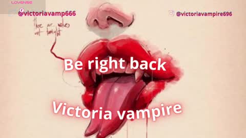 Victoria Vampire online show from June 24, 12:31 am