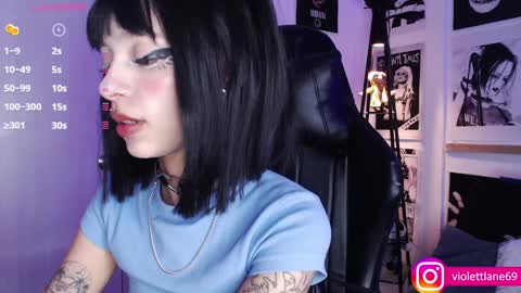 Snapshot of violettlane chatting on January 13, 2:07 am Violeta online show from January 13, 2:07 am