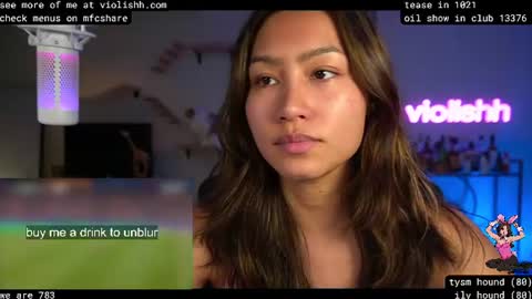 Snapshot of violishh chatting on June 14, 1:47 am follow me on twitter violishh and ig violishh online show from June 14, 1:47 am