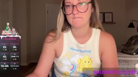 Snapshot of wanderlustjade chatting on December 16, 3:11 pm Jade Adonis online show from December 16, 3:11 pm