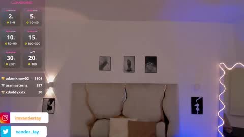 Snapshot of xander_tay chatting on February 15, 2:04 am ISSANDER online show from February 15, 2:04 am