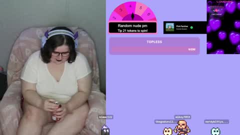 Snapshot of xonerdykitty chatting on January 30, 4:48 am Nerdykitty online show from January 30, 4:48 am