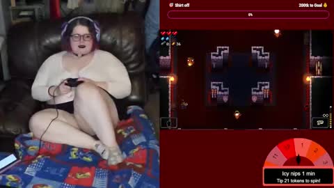 Snapshot of xonerdykitty chatting on March 2, 2:36 am Nerdykitty online show from March 2, 2:36 am