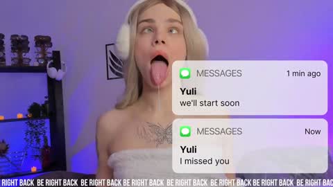 Snapshot of yuly_terner chatting on January 18, 6:56 am Yulia Terner online show from January 18, 6:56 am