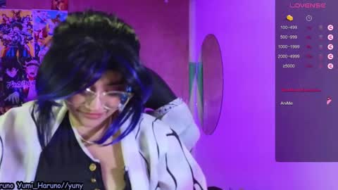 Snapshot of yuny_haruno chatting on February 10, 5:52 pm Haruno online show from February 10, 5:52 pm