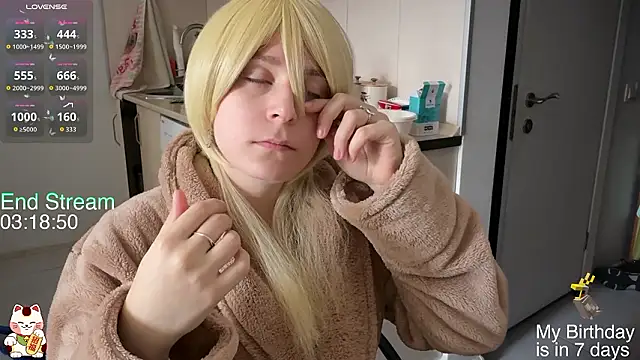 ShiroiFubuki online show from February 12, 7:58 am