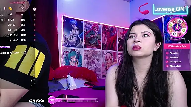 Snapshot of AntonellaAndMao chatting on March 21, 4:39 am AntonellaAndMao online show from March 21, 4:39 am