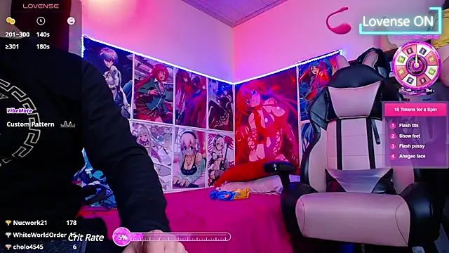 Snapshot of AntonellaAndMao chatting on March 22, 3:20 am AntonellaAndMao online show from March 22, 3:20 am