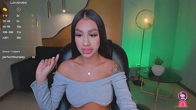 Snapshot of DannaCruz chatting on February 8, 1:44 pm DannaCruz online show from February 8, 1:44 pm