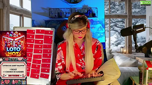 Kittychatte online show from February 15, 11:30 am