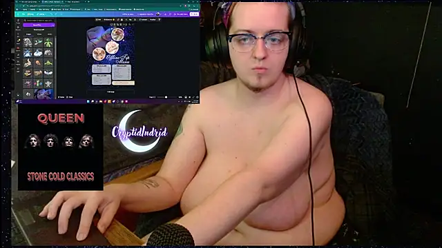 CryptidIndrid online show from December 23, 2:13 am