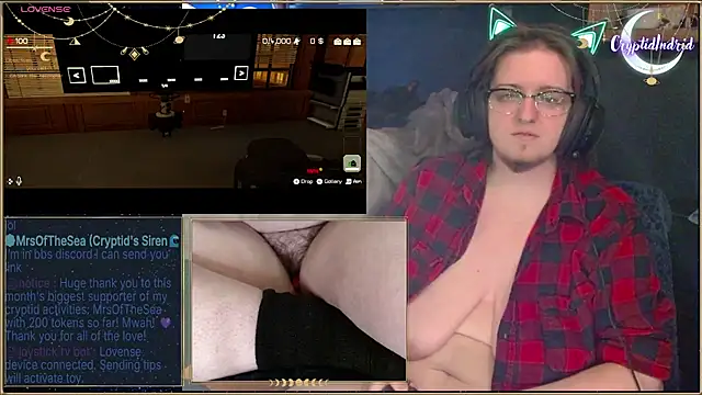 CryptidIndrid online show from February 15, 2:04 am