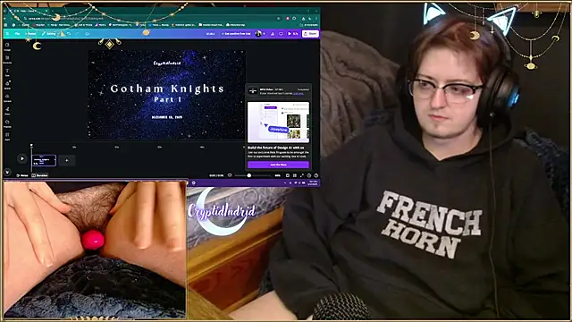 CryptidIndrid online show from March 14, 5:48 am