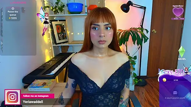 Yeriawaddell  online show from February 12, 1:09 am