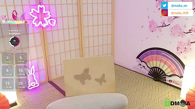 Snapshot of maika08 chatting on October 18, 2:29 pm maika08 online show from October 18, 2:29 pm