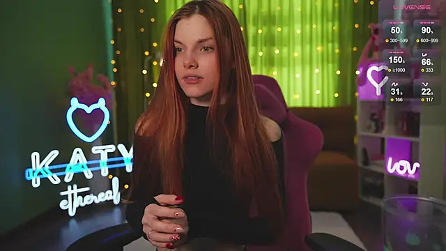 Katy  Ethereal online show from March 3, 6:15 am