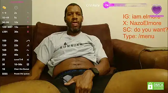 Snapshot of elmorenazost chatting on January 26, 4:20 am elmorenazost online show from January 26, 4:20 am