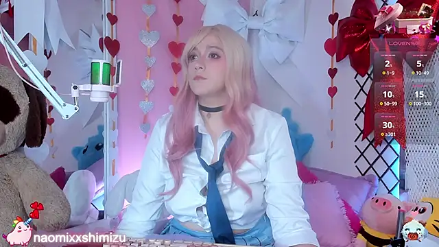 NaomiShimizu online show from February 7, 9:15 pm