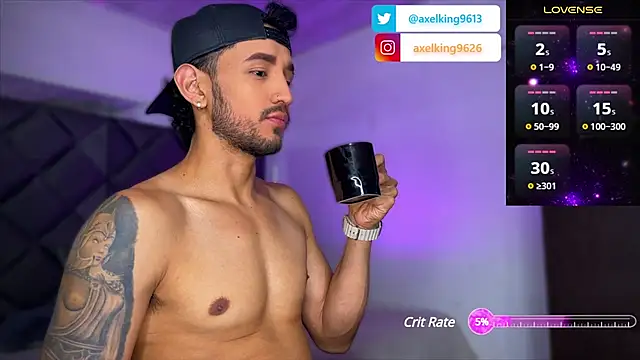 AxelKing1326 online show from March 12, 10:07 pm