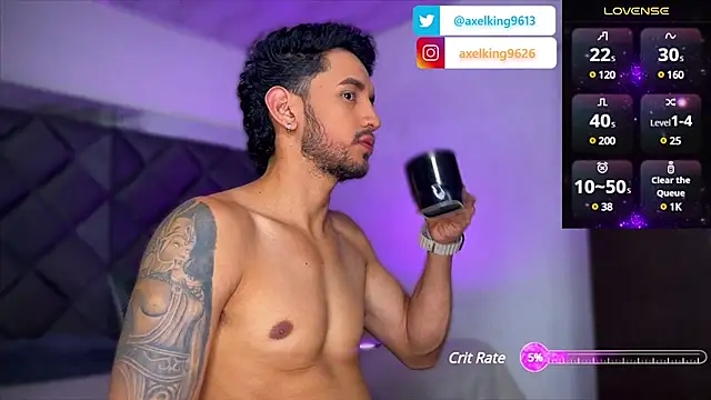 AxelKing1326 online show from March 13, 9:59 pm