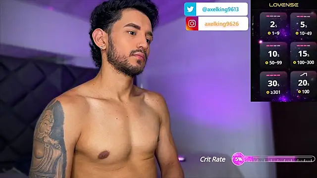 AxelKing1326 online show from March 18, 10:15 pm