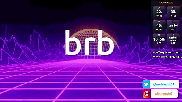 AxelKing1326 online show from October 12, 9:58 pm