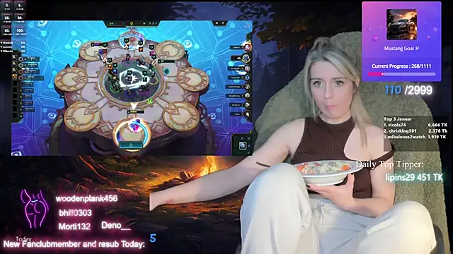 Lisaonthemoon online show from January 12, 2:56 am