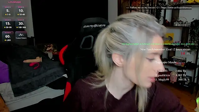 Lisaonthemoon online show from March 6, 5:20 pm