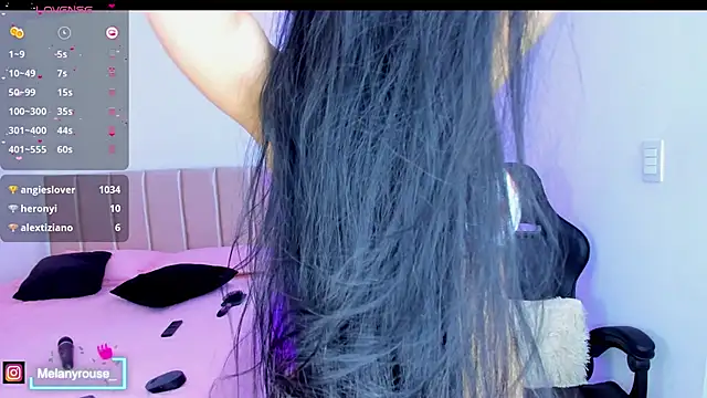 Snapshot of melanyrouse1 chatting on February 9, 10:11 pm melanyrouse1 online show from February 9, 10:11 pm