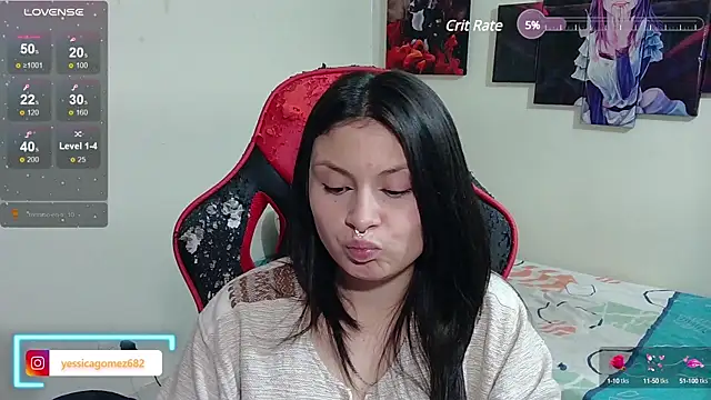 jessica gomez online show from January 29, 12:01 am