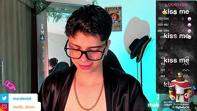 Snapshot of marckalexis chatting on February 9, 11:36 pm marckalexis online show from February 9, 11:36 pm