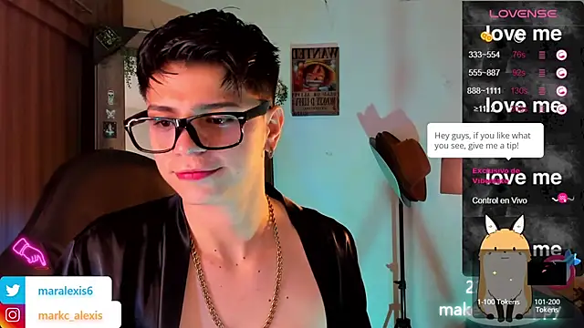 Snapshot of marckalexis chatting on February 23, 7:38 pm marckalexis online show from February 23, 7:38 pm