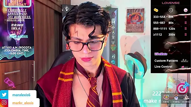 marckalexis online show from March 15, 12:49 am