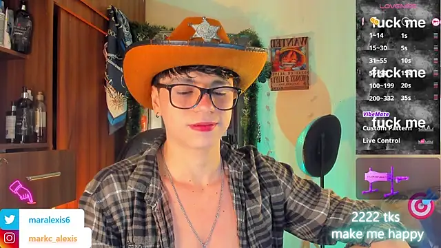Snapshot of marckalexis chatting on July 15, 8:58 pm marckalexis online show from July 15, 8:58 pm