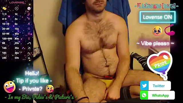 RealManHaveHairy online show from November 24, 5:40 am