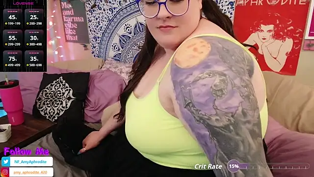 AmyAphrodite online show from April 12, 4:17 am
