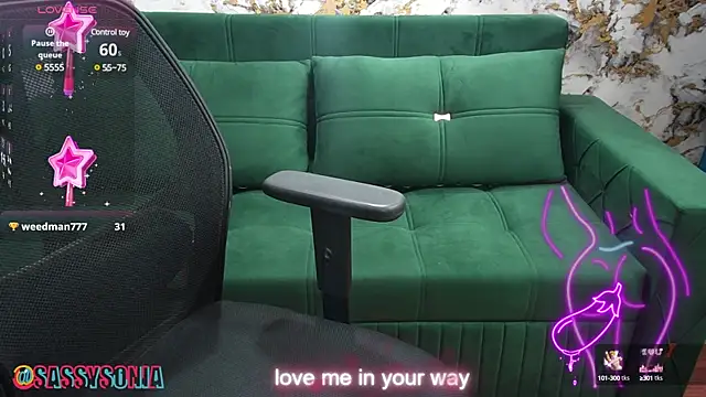 sassysonia online show from February 26, 9:42 am