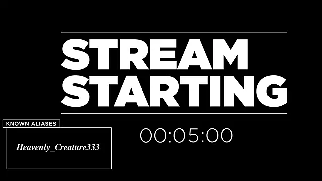 Heavenly Creature333 online show from January 10, 10:39 am