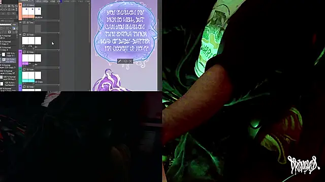 DrenchedArt online show from October 15, 4:45 am