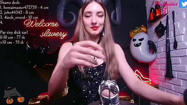 Snapshot of Jane_Goddess chatting on October 26, 5:52 pm Jane Goddess online show from October 26, 5:52 pm