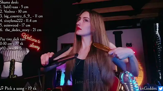 Snapshot of Jane_Goddess chatting on February 4, 5:08 pm Jane Goddess online show from February 4, 5:08 pm