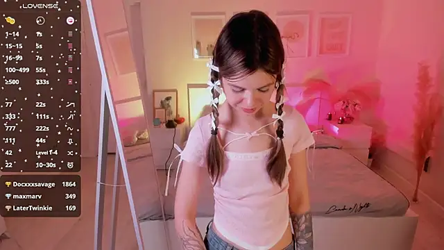 Snapshot of Lil_Amelie chatting on February 3, 5:24 pm Lil Amelie online show from February 3, 5:24 pm