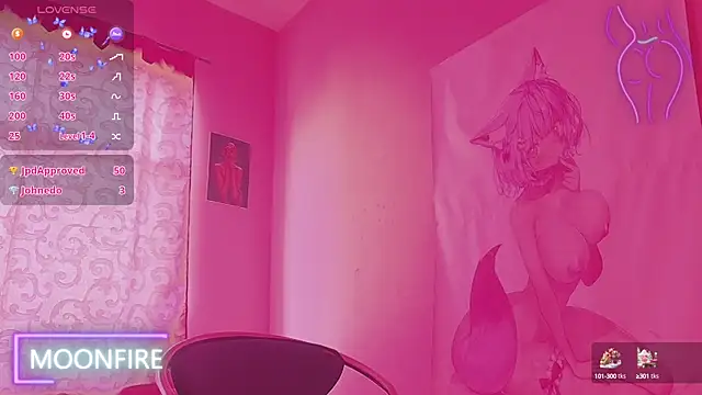 moonfiredancer online show from February 28, 2:42 pm