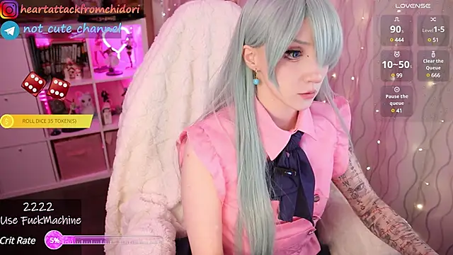 yourcutewaifu online show from February 4, 7:00 pm