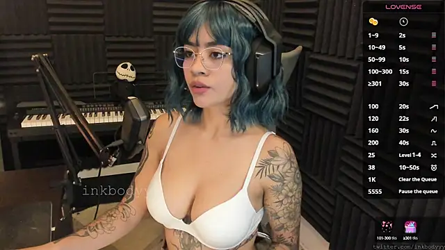 Snapshot of INKbodyy chatting on December 9, 9:58 pm INKbodyy online show from December 9, 9:58 pm