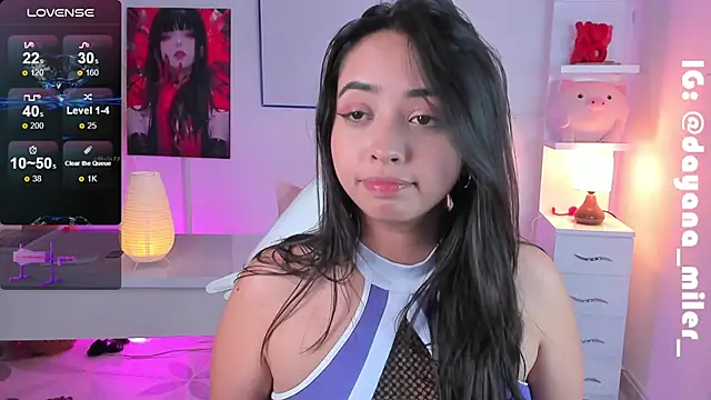  dayana miler online show from January 25, 4:45 am