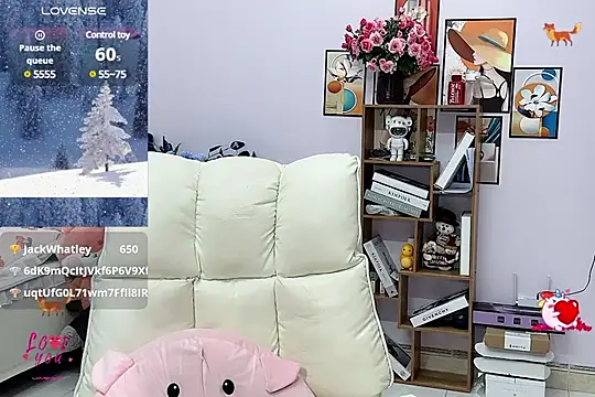 Snapshot of _LLisa_ chatting on February 13, 1:08 am LLisa online show from February 13, 1:08 am