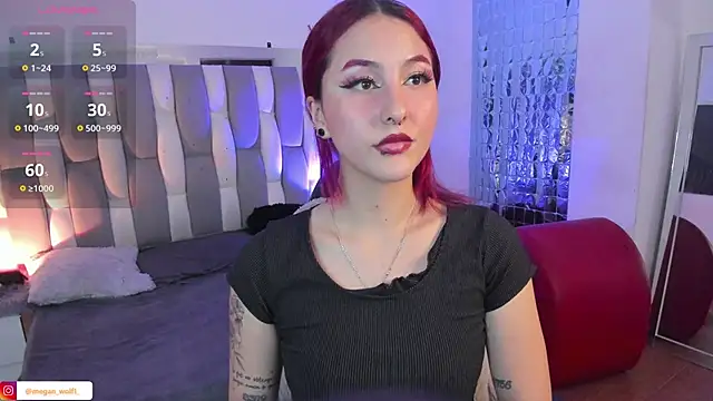 Snapshot of Megan_wolf1_ chatting on December 21, 8:07 am Megan wolf1  online show from December 21, 8:07 am